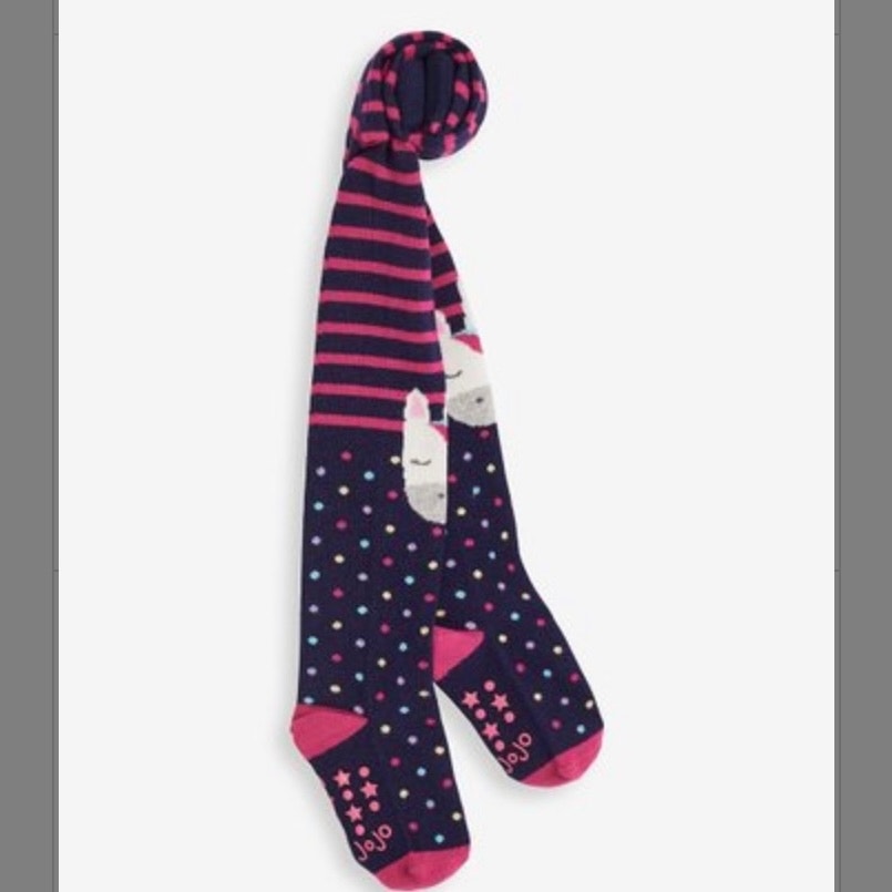 Nwt Jojo Maman Bebe Unicorn Tights